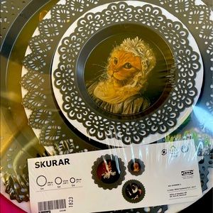 IKEA Victorian Cat Decor